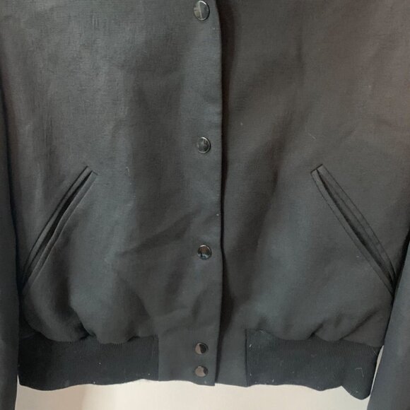 Aritzia Wilfred  Black Poussin Bomber Jacket S - Picture 13 of 14